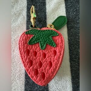 Cute Strawberry Coin Purse AirTag holder purse charm fun novelty